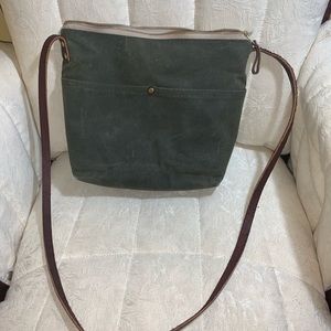 Waxed Canvas crossbody bag Ellie Jane Etsy
